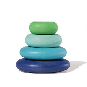 LOVEVERY Wood Stacking Stone | The Thinker Play Kit